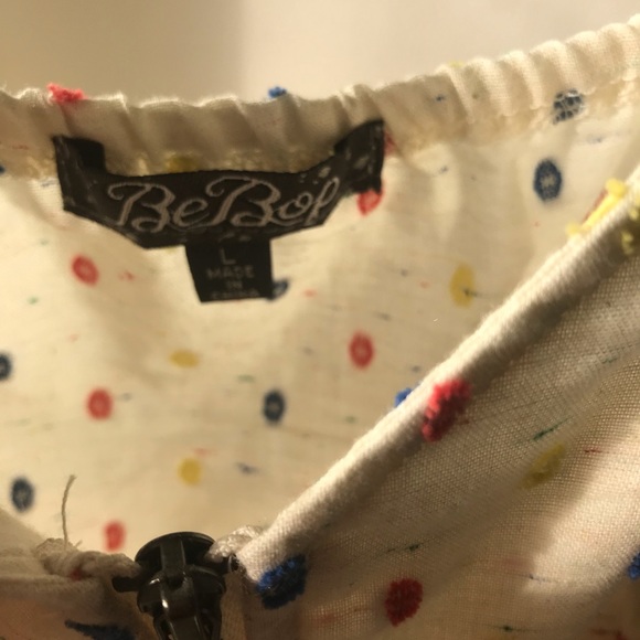 Cream color polka dot dress - Picture 5 of 5